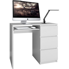 Topeshop Biurko Topeshop Lima Białe 98 cm x 51 cm