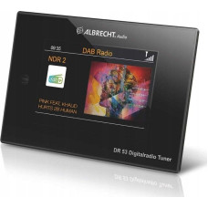 Albrecht Radio Albrecht Albrecht DR 53, Digitalradio Tuner, DAB+/UKW, Bluetooth, schwarz
