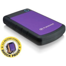 Transcend External HDD|TRANSCEND|StoreJet|1TB|USB 3.0|Colour Purple|TS1TSJ25H3P