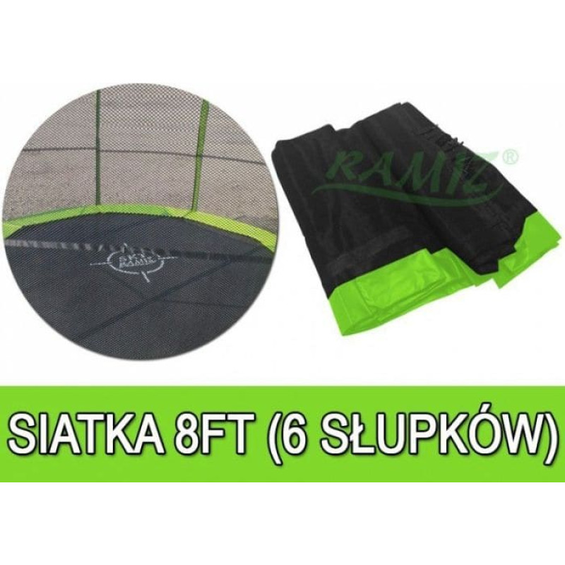 Noname Siatka do Trampoliny 8FT Zielona