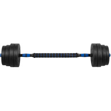 Rebel ACTIVE Hantle bitumiczne regulowane z łącznikiem 2x15 kg