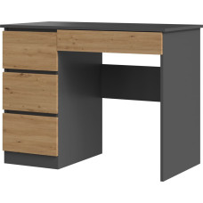 Topeshop Biurko Topeshop Mijas Szare 98 cm x 51 cm