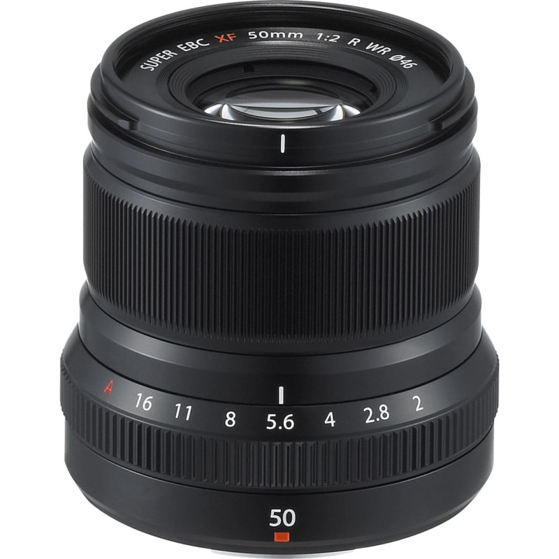 Fujifilm Fujinon XF 50mm f/2 R WR lens, black