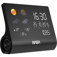 Nasa weather station + speaker BT WSP1300, black