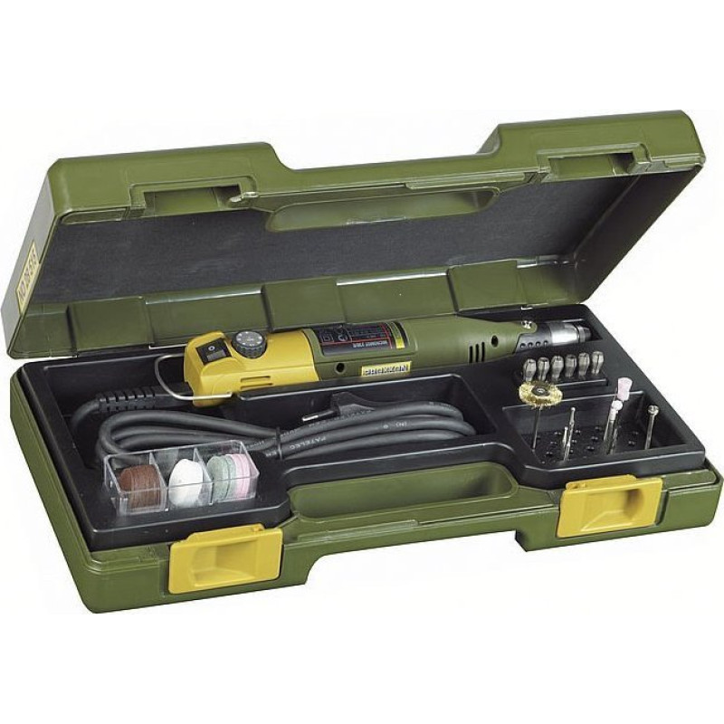 Proxxon Kompletny zestaw do frezowania/wiercenia MM 230/E z 34 akcesoriami