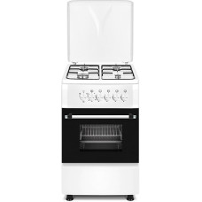 Ravanson KWGE-K550 white gas-electric cooker