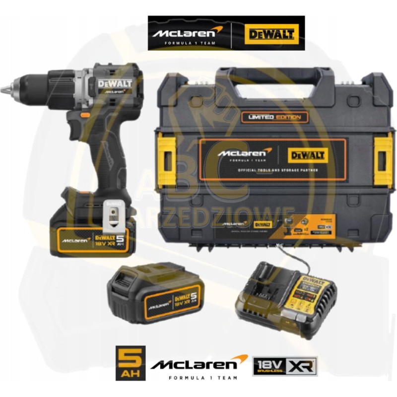 Dewalt 18v xr wiert-wkręt z udarem 2x5ah mclaren