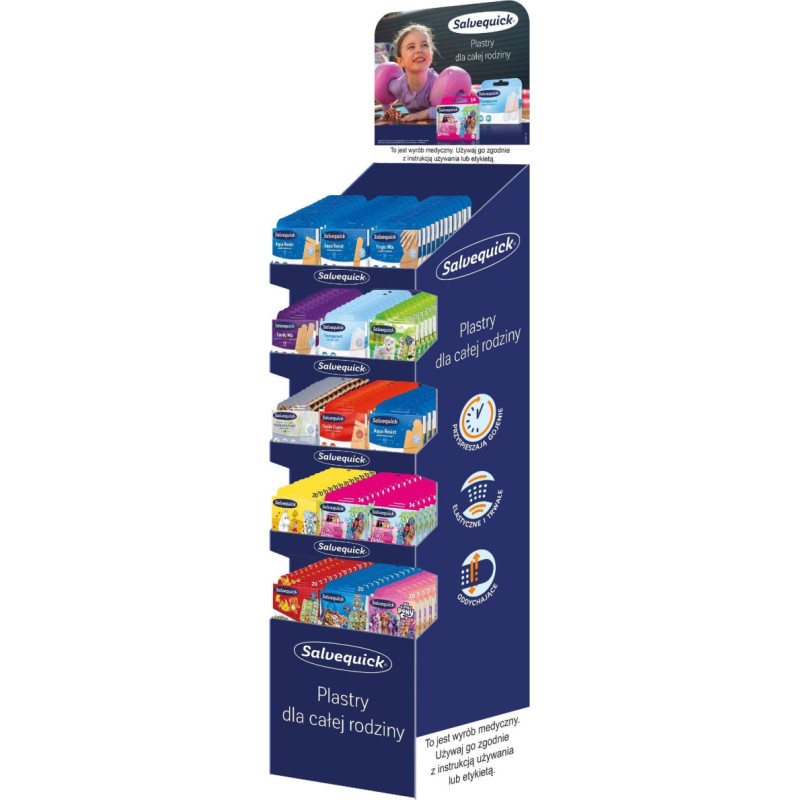 Orkla SALVEQUICK Salve Stand Trade Zestaw 5 półkowy