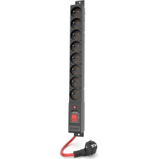 Acar S8 Black 8 AC outlet(s) 230 V 3m