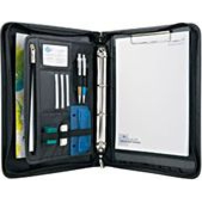 Wedo teczka organizer skórzana czarna (585001)