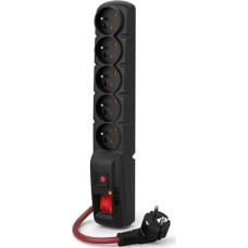 Acar F5 POWER Black 5 AC outlet(s) 230 V 3 m