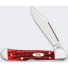 Qsp Knife Nóż Składany Case Pocket Worn Mini Copperlock Red