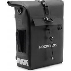Rockbros Sakwa rowerowa Rockbros z funkcją plecaka, wodoodporna, z zaczepem na kask 18l - czarna