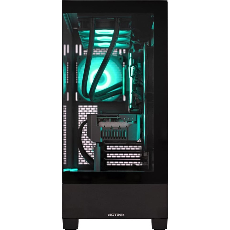 Actina 5901443416494 PC AMD Ryzen™ 7 7800X3D 32 GB DDR5-SDRAM 1 TB SSD NVIDIA GeForce RTX 5070 Ti Midi Tower Black