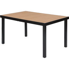 Mirpol Garden table IZZY -seater 140x90x74 brown/black