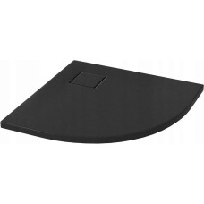 Cersanit Brodzik Cersanit W S932-163 SET B456 BRODZIK PÓŁOKRĄGŁY TAKO SLIM 80X4 CZARNY MAT ( S932-151 ) + SYFON (VIRT)// KNC.B.TAKO.PÓŁ.80X4-CZ+SYF
