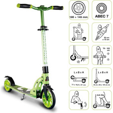 Sixdegrees Six Degrees Aluminium Scooter 180/145 mm green AU 587