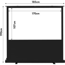 Maclean Projection screen 80' portable MC-212 16:10