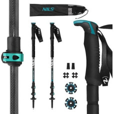 Nils Extreme Kijki trekkingowe Nils Carbon TK8607 regulowane 65-135cm