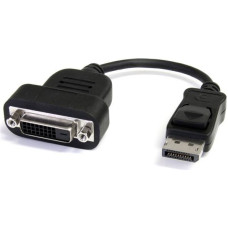 Startech Adapter AV StarTech DisplayPort - DVI-D 0.2m czarny (DP2DVIS)