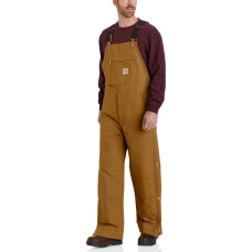 Carhartt Ocieplane Ogrodniczki Carhartt Firm Duck Brown