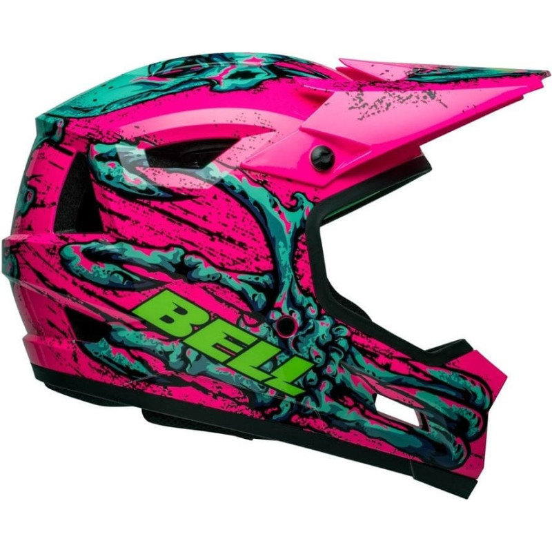 Bell Kask full face BELL SANCTION 2 DLX MIPS bonehead gloss pink turquoise roz. XL (59-61 cm) (NEW) (LIMITED EDITION)