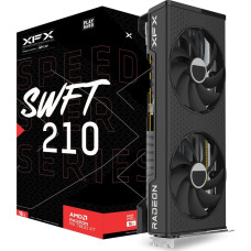 XFX Karta graficzna XFX Speedster SWFT 210 Radeon RX 7600 XT 16GB GDDR6 (RX-76TSWFTFP)