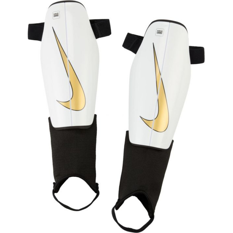 Nike Charge DX4608-101 futbola apakšstilbu aizsargi - XL (180-200cm)
