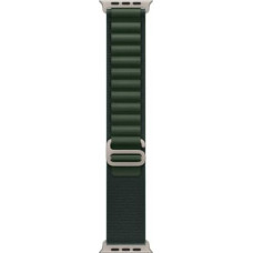 Apple Dark Green Alpine Loop 49 mm - S - Natural Titanium Finish