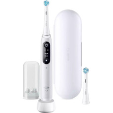 Oral-B Szczoteczka Oral-B Szczoteczka magnetyczna iO Series 6 White Alabaster + dodatkowa końcówka