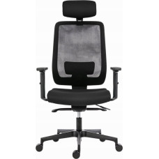 Powerton Krzesło biurowe Powerton Powerton Ergonomiczny fotel biurowy Lucie, Czarny