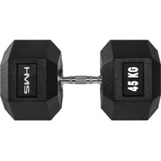 HMS hantel Hex Pro gumowany 1 x 45 kg
