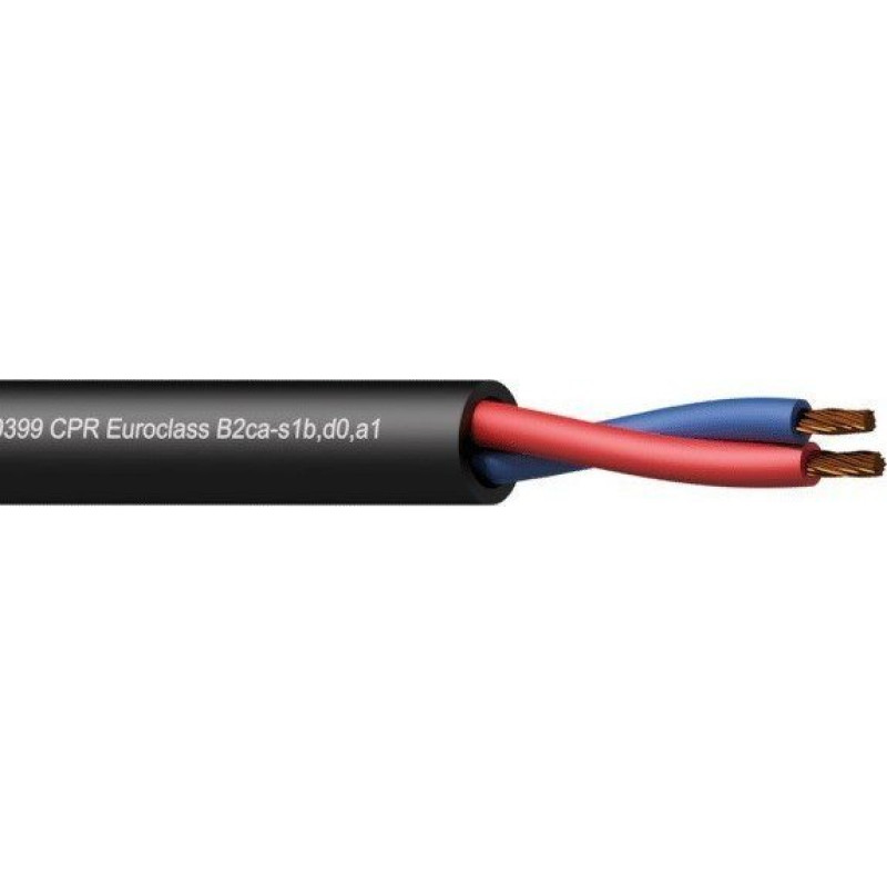Procab Przewód Procab Procab CLS225-B2CA/3 Loudspeaker cable - 2 x 2.5 mm2 - 13 AWG - EN50399 CPR Euroclass B2ca-s1b,