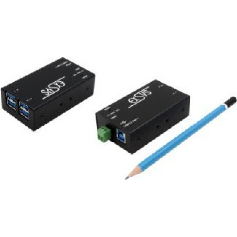 Exsys EXSYS EX-1181HMS 4 portowy HUB USB 3.2 Gen1 z ochroną przeciwprzepięciową 15KV ESD