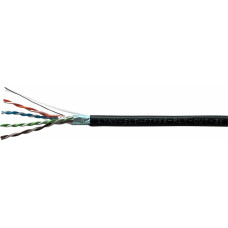 Lynx Cs FTP venkovní kabel LYNX REELEX AIR, Cat5E, drát, PE, Fca, černý, 305m