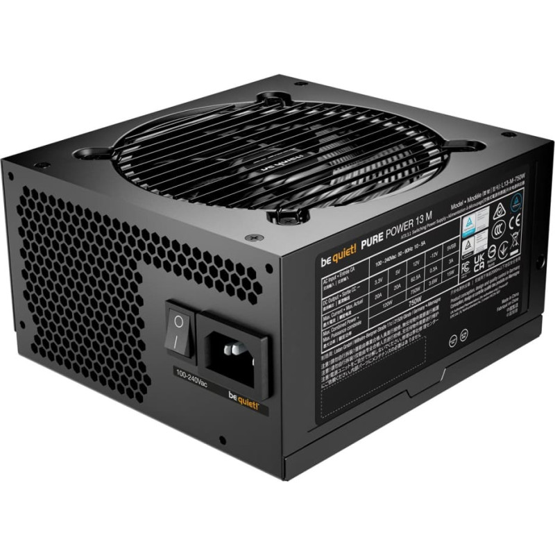 Be Quiet! Pure Power 13 M | 750W power supply unit 20+4 pin ATX ATX Black