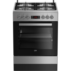 Beko FSM 62332 DXT Freestanding cooker Stainless steel Gas A