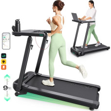 Urevo Treadmill with built-in work and exercise desk UREVO Foldi 3S