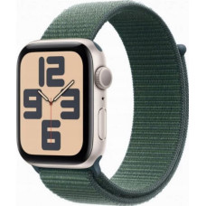 Apple Smartwatch Apple Watch SE GPS + Cellular 44mm Starlight Alu Sport Loop Zielony  (MXGV3QF/A)