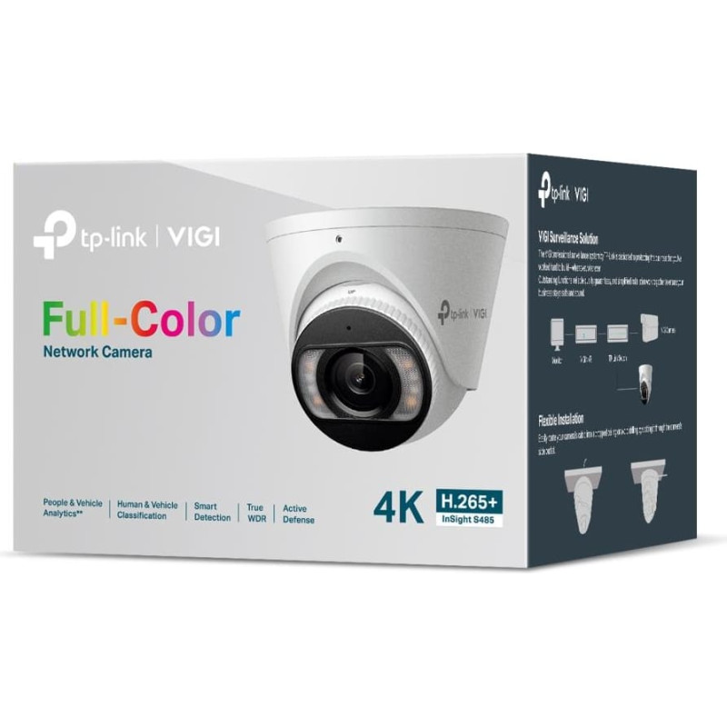 Tp-Link NET CAMERA TURRET H.265+ 8MP/INSIGHT S485(2.8MM) TP-LINK