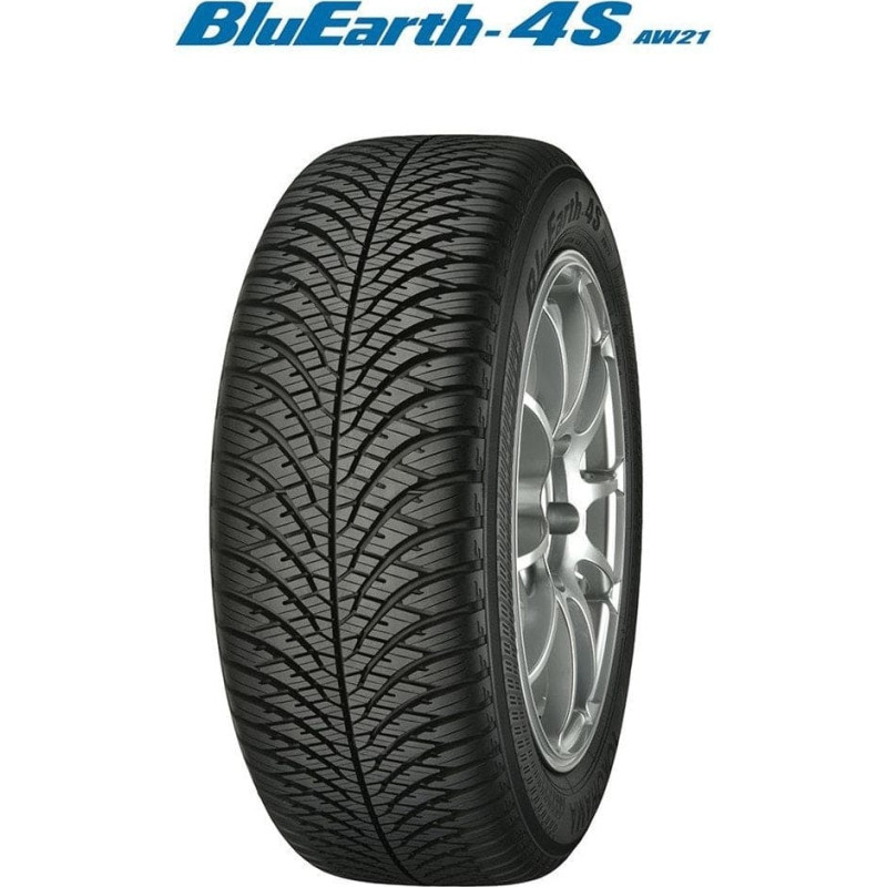 Kleber Opona osobowa YOKOHAMA BluEarth-4S AW21 Całoroczna, opory toczenia - D, przyczepność na mokrej nawierzchni - B, hałas zewnętrzny - 72 dB (B) przyczepność na śniegu - Tak