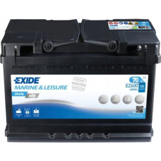 Maxgear Akumulator EXIDE 12V 70Ah/720A DUAL EFB  MARINE/RV (P+ standardowy) 278x175x190 B13 (dodatkowy-auxiliary/efb/rozruchowo-zasilający/rozruchowy)