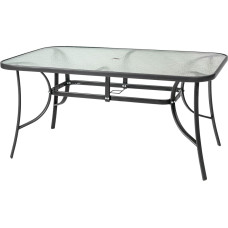 Mirpol Garden table with glass top NEPTUN 150x90x70