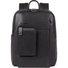 Piquadro Piquadro, Tallin, Leather, Backpack, Black, Laptop Compartiment, 42021110, For Men For Men