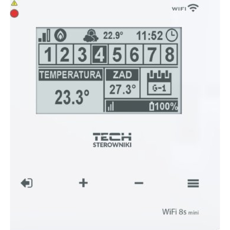 Tech moduł WIFI do sterowania siłownikami elektrycznymi, biały (STWIFI8SPWH)