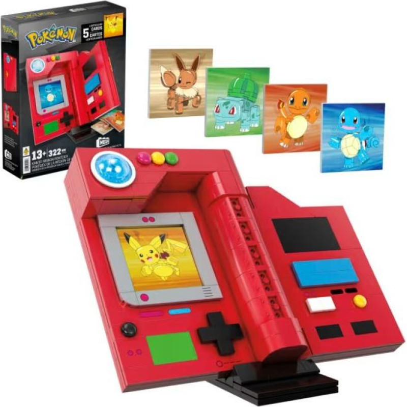 Mega Bloks Klocki konstrukcyjne pokemon pokedex z kanto