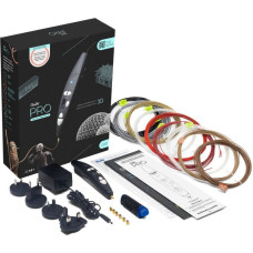 3Doodler Pro III z 9 szpulami filamentu i akcesoriami