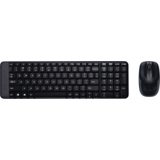 Logitech G MK220 keyboard RF Wireless QWERTY US International Black