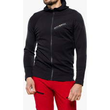 Brubeck Bluza z kapturem męska Brubeck Thermo Wool by Pustelnik - black