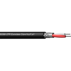 Procab Procab CMX222-CCA/1 DMX-AES cable 2 x 0.34 mm2 22 AWG EN50399 CPR Euroclass 100 m wooden reel